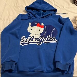 Blue Hello Kitty Los Angeles Hoodie